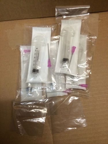 Monojet 6ml Syringe Lot Of 5 Individually Packaged
