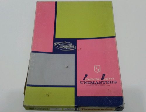 Panama - Beaver Unimasters Labelon Transparencies paper vintage 69 sheets