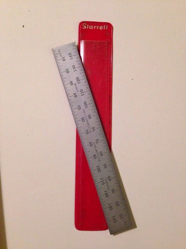 Starrett No. C635 150 mm Rule With Case