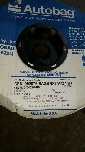 Make offer Autobag 6 x 9 w/2 1/8 approx 2000 bags