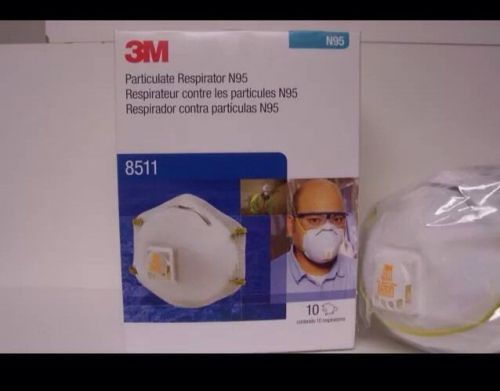 4 Boxes-3M 8511 Particulate Respirator Mask(N95)Mask 10 Per Box