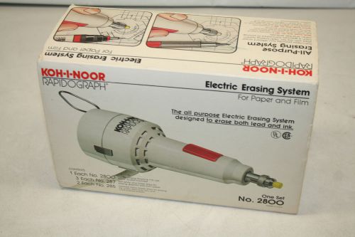Koh-I-Noor Rapidograph 2800 Electric Eraser, Artist Architect Engineer Drafting.