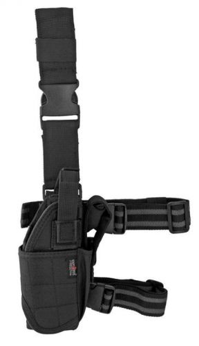 Tactical Drop Leg Holster Pistol Pouch Black Open Carry Holsters Police Security