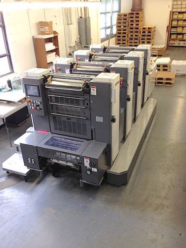 2009 Shinohara 52IVP 4 color automated sheetfed printing press