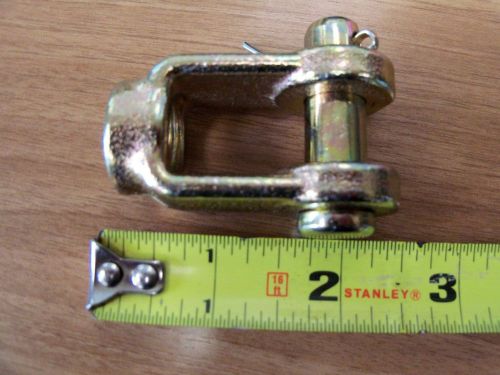 LOT OF 10 FORGED SLACK ADJUSTER YOKE CLEVIS&#039;S, WITH PIN