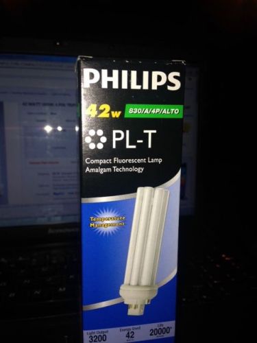 10 Philips 42w - PL-T 830/A/4P/ALTO Compact Fluorescent Lamp Amalgam Technology