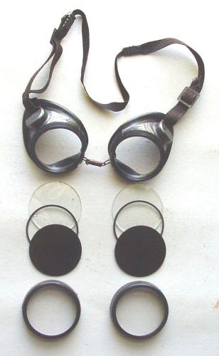 Vintage Willson Welding Goggles ~ Removable Glass Lenses ~ Steampunk