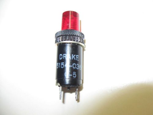 Vintage DRAKE 5154-036 Panel Mount Indicator Light Steampunk