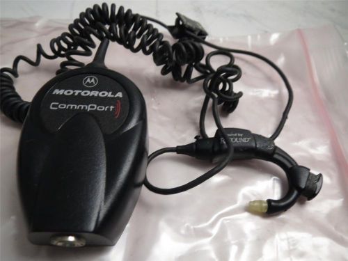 Motorola CommPort NTN8819A  Microphone Receiver Ear Mic HT1000 Radio FREE SHIP