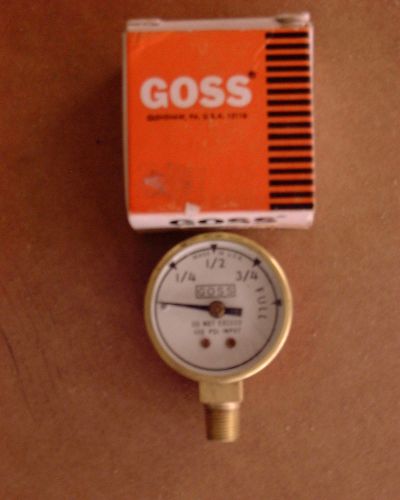 GAS CYLINDER GAUGE- Goss Gas MA-80-16