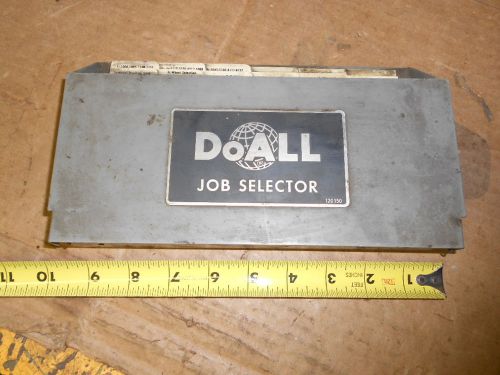 DoAll Job Selector Surface Grinding Operators Guide and Wheel Selector 20 pages