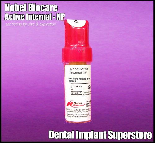 Nobel Biocare Dental Implant - Active Internal -  3.5 x 8.5mm  - EXP 10-2016