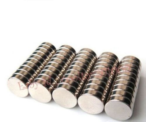 50pcs Small Round NdFeB Neodymium Disc Magnets Dia 10mm x 3mm N35 Magnet F14856