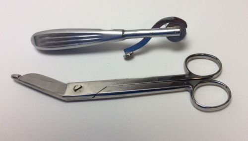 TWO STAINLESS STEEL TRYLON SURGICAL TOOLS, MADE IN GERMANY