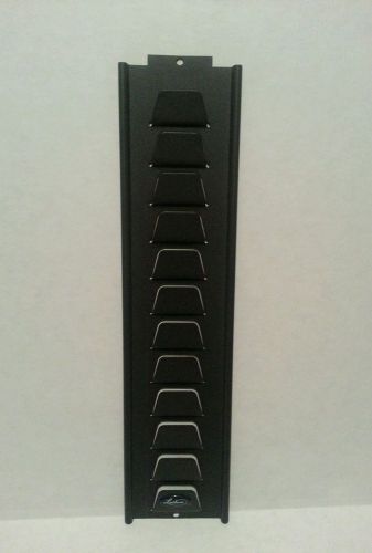 Lathem heavy duty steel badge rack 12-bb - 12 badge capacity - new for sale