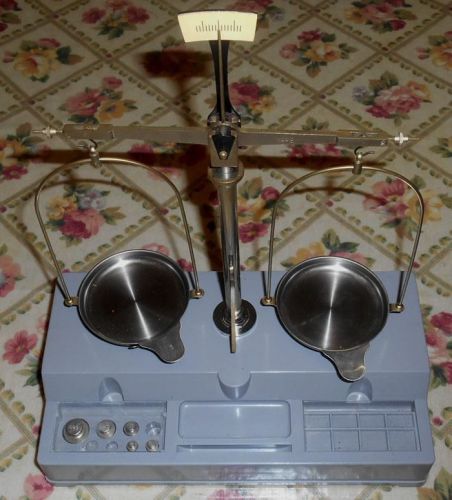 VINTAGE JVC BALANCE BEAM SCALE. USED FOR DISPLAY ONLY IN OUR OLD FAIRBANKS SHOP.