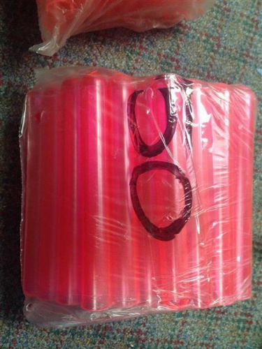 Pack of 50 RED Test Tube Shot Tube Beaker Tooters 1 oz Capacity Bar Shots