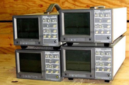 Tektronix 1710J Waveform Monitors; LOT OF FOUR (4)