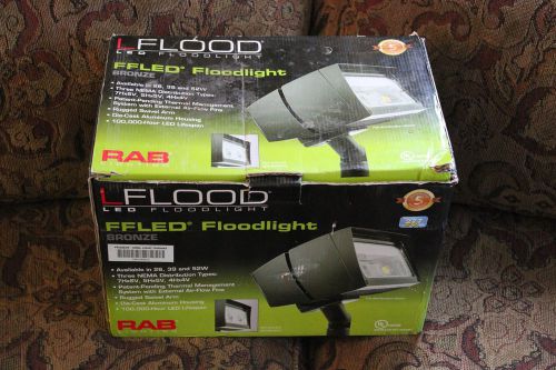 RAB Lighting FFLED39 LFlood LED Floodlight 39W, 50/60Hz, 5000K