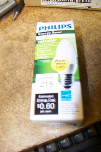 new Philips 42229-5 EL/Can T2 5W light bulb