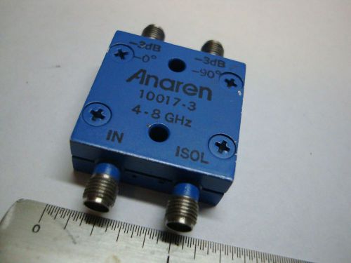 ANAREN 10017-3 3dB COUPLER ISOLATOR 4-8 GHz SMA-FEMALE CONNECTORS USED.