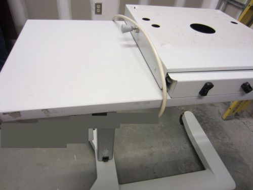 Ophthalmology Power Table Carry Two instruments Humphrey Zeiss 720,740,745,750