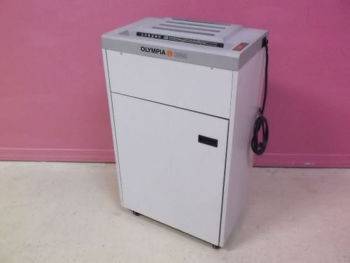 Olympia 3950 commercial industrial paper shredder 16 sheet capacity  9.5&#034; throat for sale