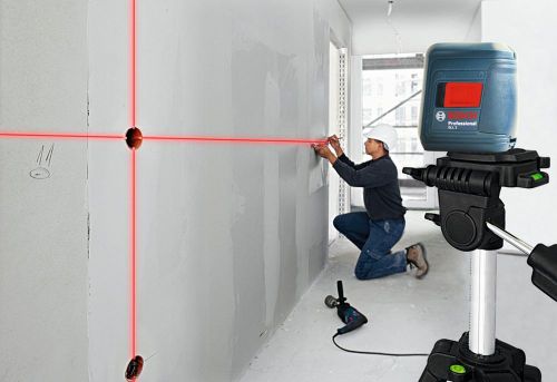 Bosch gll 2 self-leveling cross-line laser level with mount replaces gll2-10 for sale