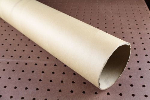 Lot of 12 pcs 3&#034; X 30&#034; KRAFT CARDBOARD TUBES MAILING SHIPPING with End caps