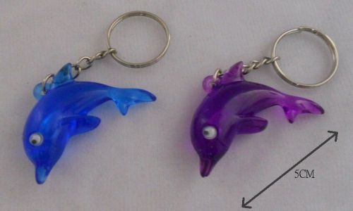 NEW Plastic Dolphin Key Chains (12 pc)