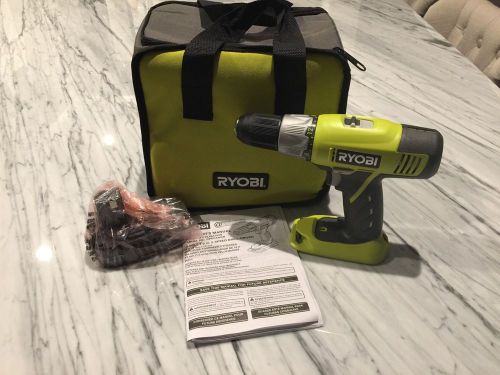 New Ryobi P271 1/2&#034; Drill, Lithium Battery &amp; Bag Included. No Charger.