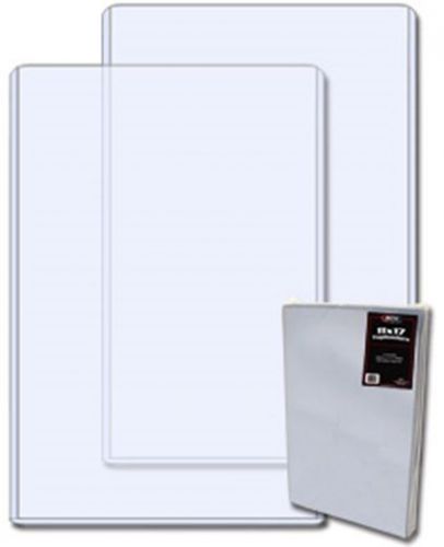 200 bcw 11x17 art print toploaders top load holders - poster menu photo holders for sale