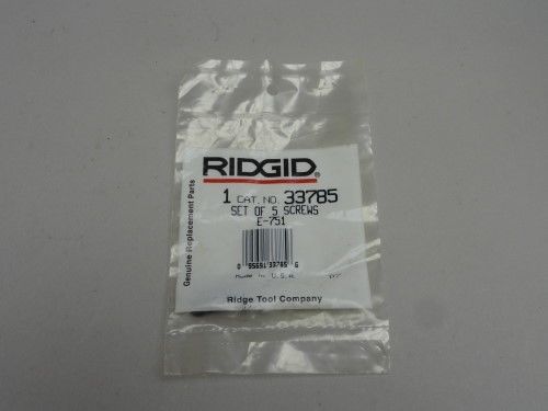 Ridgid 33785 set screw 5 pack 5/16&#034;-24 X 1/4&#034; for 300 802 threader &amp; 102 cutter