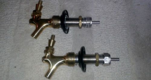 Draft Beer Faucet And Shank Assembly Solid Brass for Kegerator Picnic Cooler