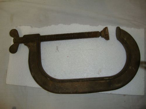 Antique Billings Body Builders HEAVY DUTY 8&#034;  BB-0 C CLAMP MADE IN USA