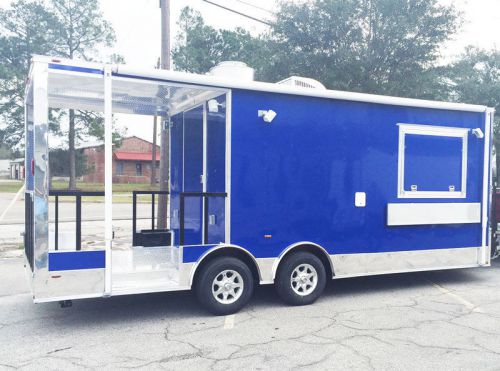 8.5x22 bbq porch trailer; sinks, hood, finished interior, 5,200 lbs axles for sale