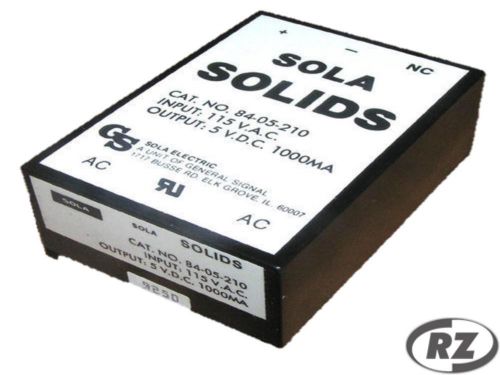 84-05-210 SOLA POWER SUPPLY REMANUFACTURED