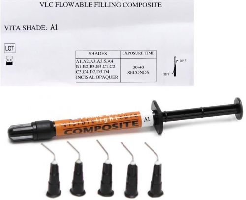 Dental VLC Light Cure Micro Hybrid Flowable Filling Composite A1 Tooth Teeth