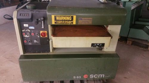 SCM S63 24&#034;x8&#034; Thickness Planar 575/600V 3 Phase with Power UP/Down
