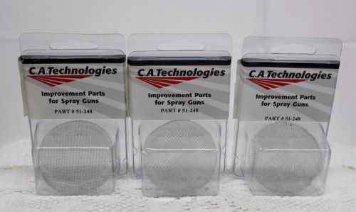 C.A.Technologies Strainer Screen for Spray guns #51-248 Lot of 3 New - Free ship