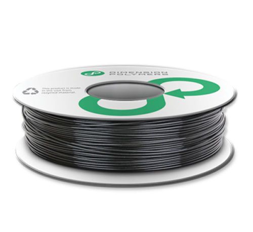 Dimension Polymers 1.75mm Black Recycled ABS 3D Printer Filament 750g Spool
