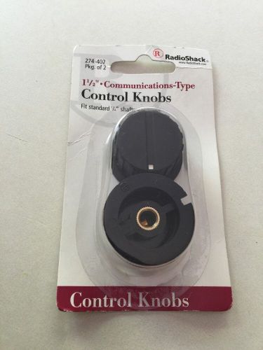 1 1/2&#034; Communications-Type Control Knobs #274-0402 by RadioShack  New!!!