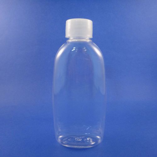 Plastic empty body lotion cream shampoo bottle oval shape cosmetic container 5oz for sale