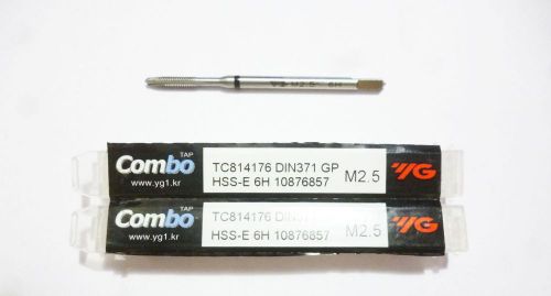 10Pc YG1 TC814176 Gun Point Tap, Shank Dia 2.8mm, Pitch 0.45mm, length 50mm YG-1