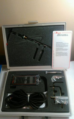 Dwyer Mark 475 3 Manometer and air velocity set with case