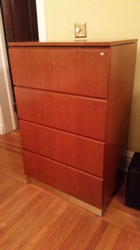 Modern Wooden 38&#034; 4-Drawer File Cabinets (quantity 4) Pickup In Hbg PA ONLY