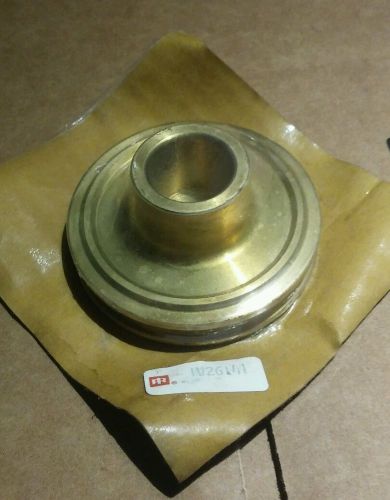 Ingersoll Rand part # 1w26141 brass shaft pulley item is new.