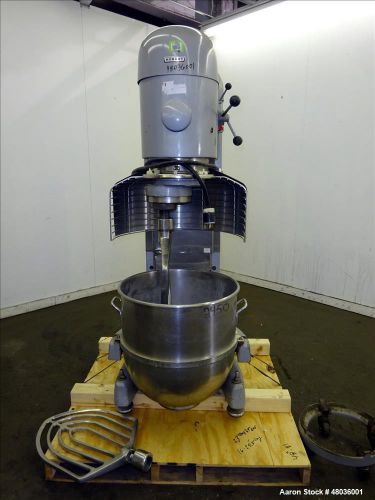 Used- hobart all purpose mixer, model v-1401, 140 quart capacity. (4) fixed spee for sale