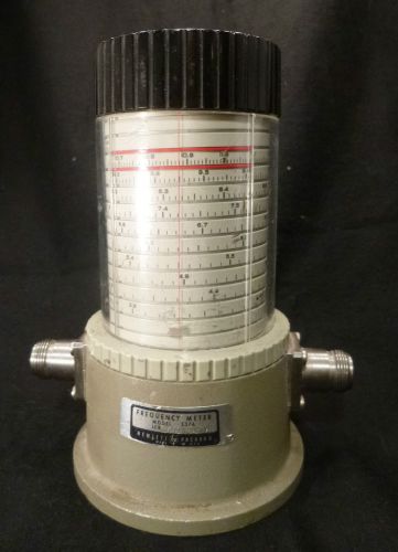 Vintage hewlett packard hp 537a coaxial frequency meter 3.7 - 14.4 ghz type n for sale