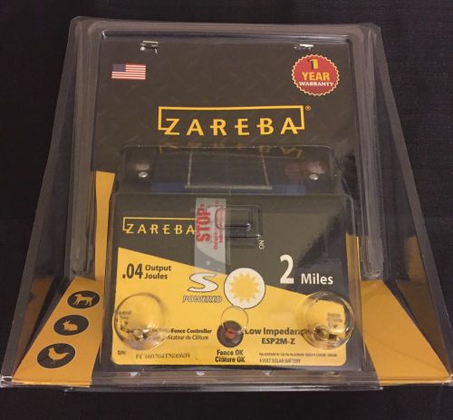 Zareba ESP2M-Z 2-Mile Solar Fence Charger FREE Priority Shipping!